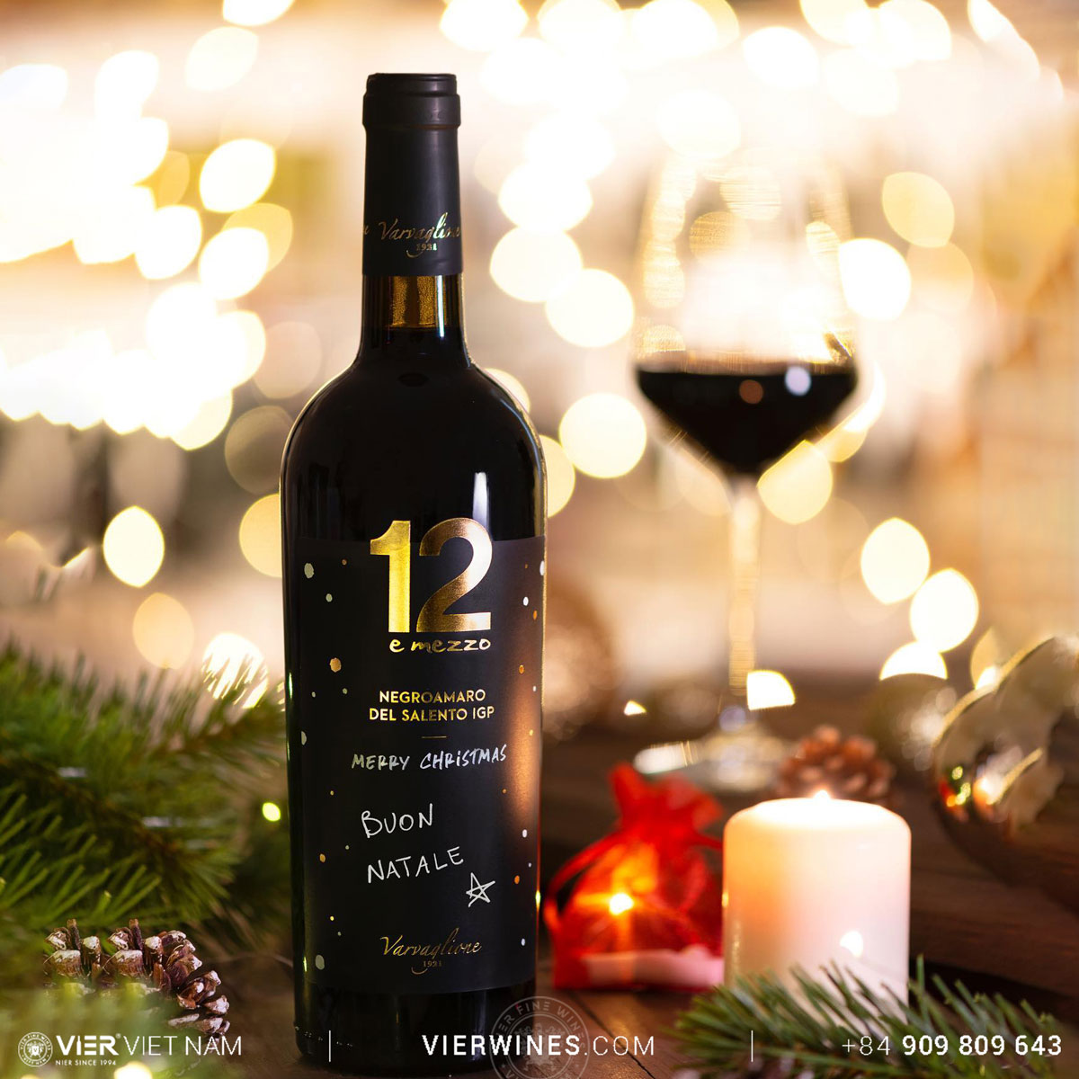 12 E Mezzo Negroamaro del Salento IGP - Ảnh 2