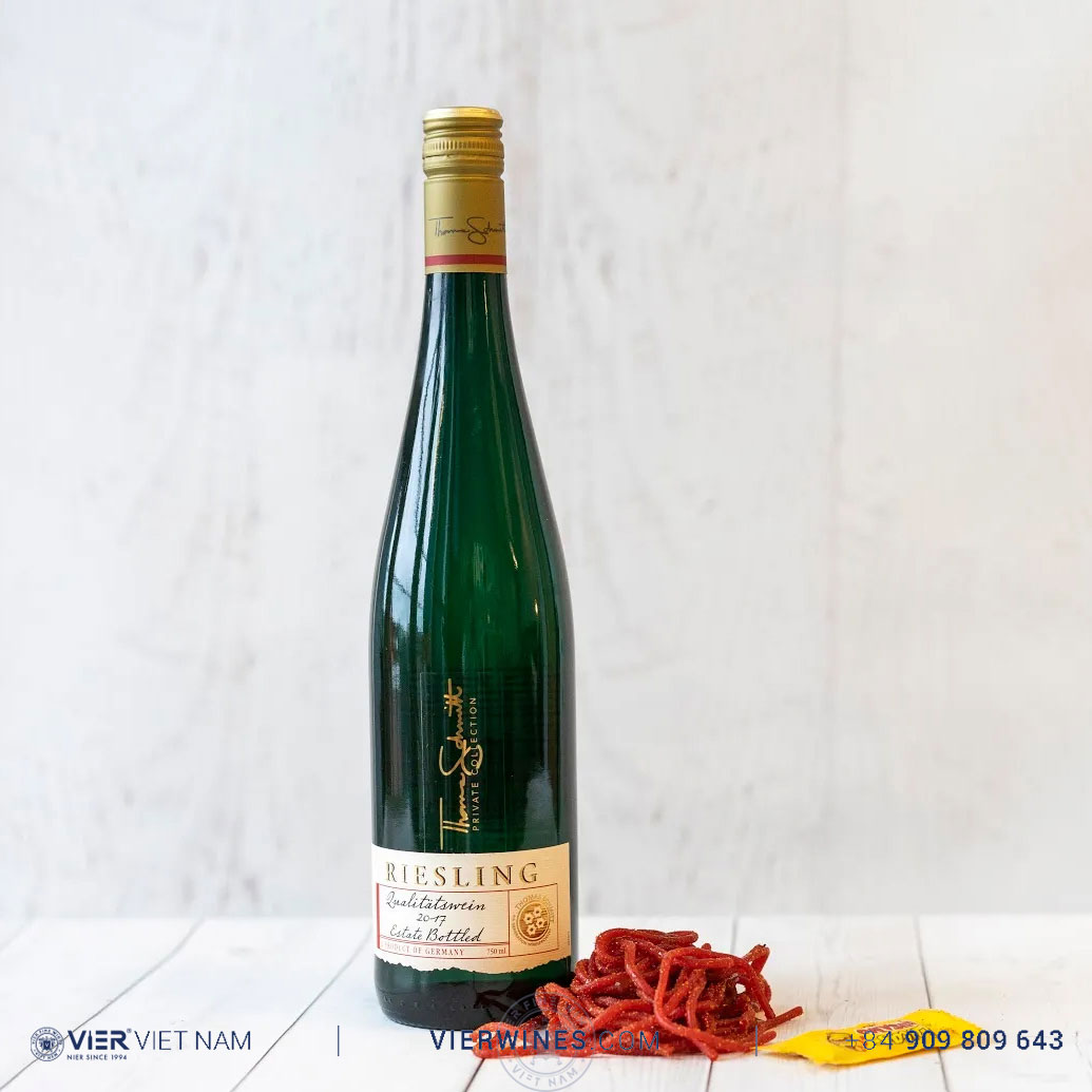 Thomas Schmitt Riesling Qualitӓswein Dry Estate Bottled - Ảnh 2